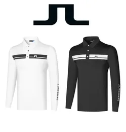 Golf-T-Shirts JL Clothing Herbst Herren039s Lange Ärmel Stretch Schnelltrocknendes Hemd Herren Volle Länge5596285