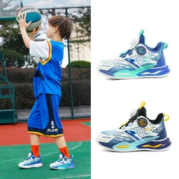 Popüler Bahar Örgü Sporları ve Eğlence Çocuk Basketbol Ayakkabıları