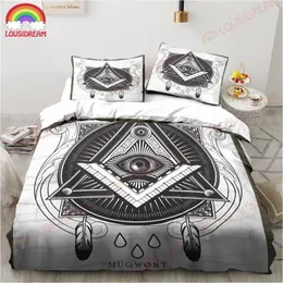 Bedding Sets Illuminati All Seeing Eye Set Sheet King Twin Double Child Mircofiber Or Polyester Duvet Cover