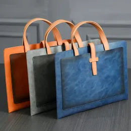 Рюкзак, модная деловая сумка для документов, кожаная большая сумка для ноутбука, портфель, портативная рабочая офисная сумка для хранения букв на заказ