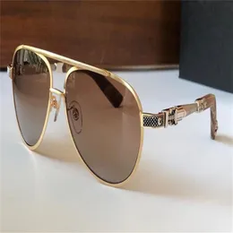 Modedesign-Sonnenbrille BLADE HUMMER II Retro-Pilot-Metallrahmen einfacher und großzügiger Stil, hochwertige UV400-Schutzbrille276d