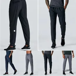 2024 lululemenI Men's Jogger Long Pants Sport Yoga Outfit Outdoor City-sweat Yogo Gym Pockets Sweatpants Trousers Mens Casual Elastic Waist Fiess 666xxx