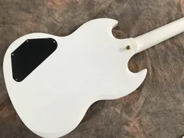 日本製　SG type DHgate.com:White SG Electric Guitar with Gold Hardware, ABR