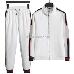 Designer Tracksuit Mens Jacquard Letter Print Tracksuits Womens Zipper Stripe Rtracksuits Running Suits Patchwork Pants Jacket macai Classic men's sports suit