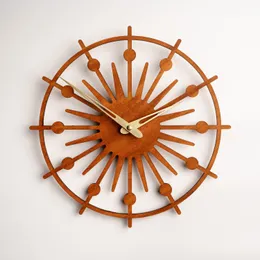 Sonnenuhr, moderne Wanduhr, minimalistische Wanduhr, moderne Holzwanduhr, einzigartige Wanduhr, handgefertigte Uhr, Kreis-Wanduhren