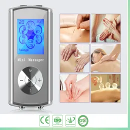 Produkter 6/8Mode Electric Tens Muscle Stimulator EMS Acupuncture Face Body Massager Digital Therapy Herald Massage Tool Electrostimulator