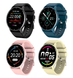 ZL02 Smart Watch Men Full Touch Screen Sport Litness Watches IP67 Bluetooth مقاومة للماء لنظام Android iOS Smartwatch Menbox3410046