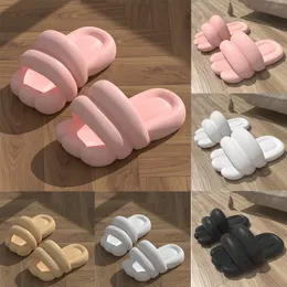 GAI Chinelos sliders de verão homens mulheres confortáveis vermelho preto branco rosa marrom flexível arco-íris slides sandálias de memória cinza macio grosso almofada chinelo slide