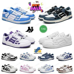 Top quality Bone shoes ami Unisex low casual shoes suede black white grey white leather black white pink blue red brown fluorescent yellow purple