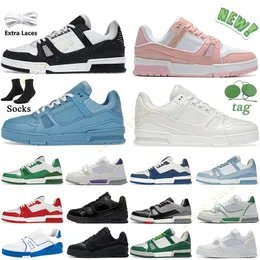 luxe låg platt sneaker designer skor kvinnor virgil präglad vit svart himmel blå abloh grön denim rosa röda män överlagrar avslappnad klänning sneakers tränare skridskor skridskor