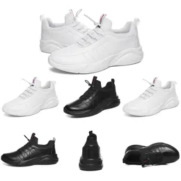 2024 Laufschuhe für Männer und Frauen, dreifach schwarz, weiß, Leder, Plattform, Sport-Sneaker, Herren-Trainer, selbstgemachte Marke, hergestellt in China