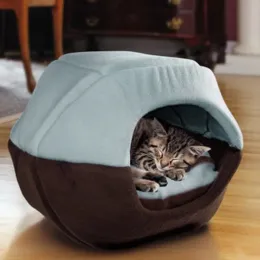 MATS WINTER CAT DOG BED HOUSE折りたたみ柔らかい暖かい動物子犬洞窟睡眠マットパッドネストケンネルペット用品SP99