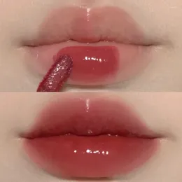 Lip Gloss Long Lasting Mirror Water Dyeing Glaze Waterproof Moisturizing Liquid Lipstick Sexy Red Tint Korean Cosmetics