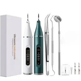 Irrigators Ultrasonic Electric Tooth Cleaner Dental Scaler 5 Modes Calculus Remover Teeth Whitening Tartar Plaque Stain Cleaning Tool