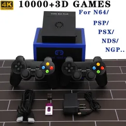 Konsole Nowe X6S Super Game Box 4K HD Output Console 64/128 GB TF CARD 10000+ Games Console gier retro dla PSP