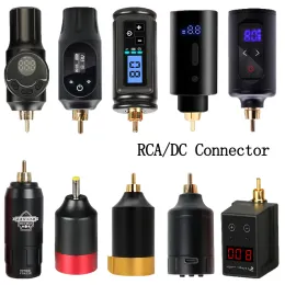 Machine Various Mini Wireless Tattoo Pen Battery RCA/DC Jack Portable Rechargeable Tattoo Machine Power Supply Digital LCD For Body Art