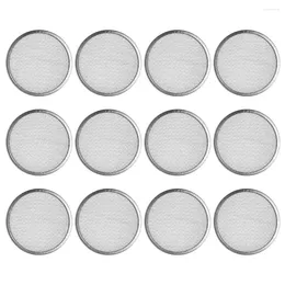 Dinnerware 12 Pcs Mason Jar Stainless Steel Sprout Cover Sprouting Lids For Wide Mouth Jars Seal Versatile Filter