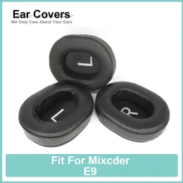 Accessories Earpads For Mixcder E9 Headphone Earcushions Protein Velour Sheepskin Pads Foam Ear Pads Black Comfortable