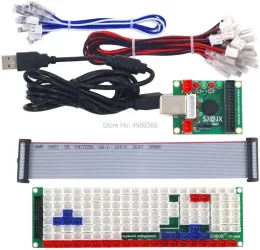 Joysticks development klawiatura koder koder gier planszowych DIY LED klawiatura deweloperowa tablica rozwoju Media Muzyka USB Encoder 104 Keys Arcade di Di