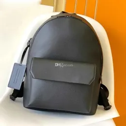 Novo designer homem mochilas estilo para homens 5al couro genuíno saco de escola moda ombro crossbody saco viagem pacote negócios m57274m
