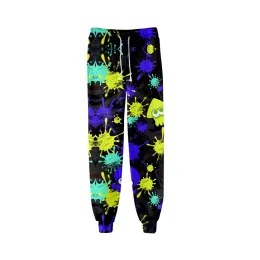 Pants Splatoon 3 Pantolon Erkek Kızlar 3D Jogger Pant Kadın Pantolon Sokak Giyim Uzun Swearpant Yeni Oyun Pantolon