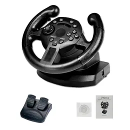 Rodas jogo de corrida volante forps3/pc (dinput/xinput) vibração joysticks controle remoto simulado controlador de condução