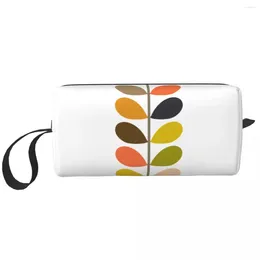 Sacos cosméticos colorido Orla Kiely Maquiagem Mulheres Bolsa Tendência Bolsa Ao Ar Livre Para Armazenamento De Bolsa