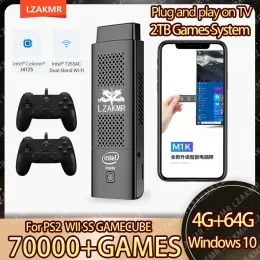 Konsoler Erfarenhet av spel som aldrig tidigare M1K Win10 Plug and Play Game Console 70000+Game Förinstallerad för PS2/WII/GAMECUBE 2TB HDD