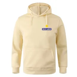 Mens Hoodies Ricard Men Sweater Y2k Graphic Hood Pulls Long Sleeve Top Sweatshirts