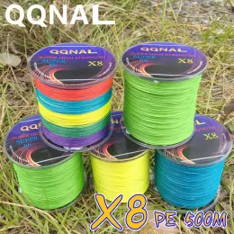 Linien qqnal x8 500m 300 m PE -Linie 56 lb 8 Color geflochten