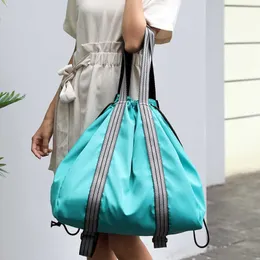 حقائب ظهر حقيبة ظهر SAC DE الرياضية الرياضية الكتف الرباط Gymtas Handbag Women Rucksack Women Bag Nylon Yoga Mat Bags Gym Fitness Bag295W