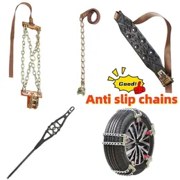 New Other Interior Accessories Car Snow Chains Anti-skid Chain Wear-resistant Durable Universal Anti Slip Chains For Ice/Snow/Mud Road Car Accessories