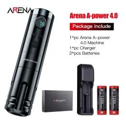 Vestidos Arenahawk Apower 4.0 Nova Geração Bateria Sem Fio Tatuagem Hine Penled Display Direct Drive Acessórios