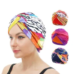 Bandanas Durag New Women satin lined Twist Stretch turban Muslim Inner Hijab Cap Banadan Cancer Chemo Cap Bonnet Mujer Headscarf Lady Hair Hats zln240223