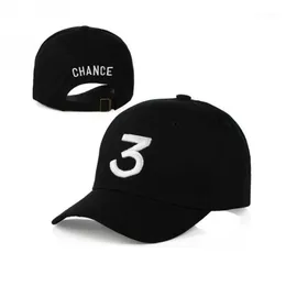 Ball Caps Whole- Chance 3 Rapper Baseball Cap Letter Embroidery Snapback Men Women Hip Hop Hat Street Fashion Gothic Gorro11267R