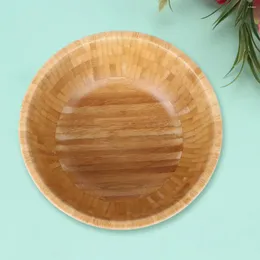Dinnerware Sets Salad Vintage Wood Dish Woods Simple Adult Children Storage Eco-friendly Bowl