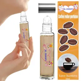Antiperspiranter feromonköln parfym långvarig kaffeparfymolja för unisex 10 ml långvarig attraktiv doft med rollon -applikator