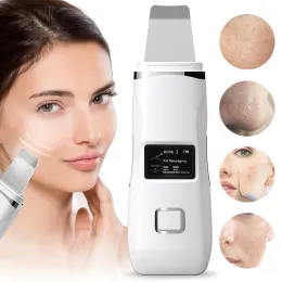 Purificador rubyonly ultra-sônico purificador da pele tela led profunda máquina de limpeza facial remover sujeira cravo reduzir facial clareamento levantamento