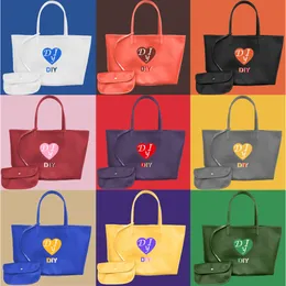 Damen-Einkaufstaschen, Verbund-Umhängetasche, einseitig, echte Handtasche, DIY, handgefertigt, individuell anpassbar, DA2