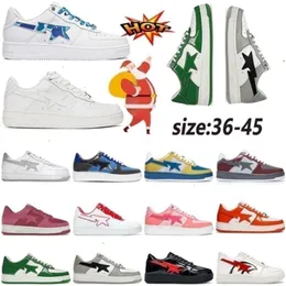 with Box Shoes Mens Womens Sk8 Skate Shoe Men Bapestars Camouflage Low Outdoor Sports Eur35-46