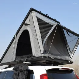 Tents And Shelters 1-2 Person Roof Top Tent Car Thule Rooftop Outdoor Triangle Hard Shell Gazebo