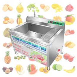 Sebze Makinesi Sıcak Satış Çok Fonksiyonlu Meyve Çamaşır Makinesi Kabarcık Temizlik Makinesi Yüksek Verimlilik Sebze Çamaşır Makinesi