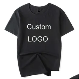 Men'S T-Shirts Forcustomization Wholesale 2022 Mens Tshirts Blank Good Quality Pima Cotton Tshirt Printing Custom Printed Plain Unis Dhqex