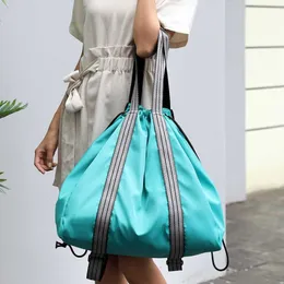 حقائب ظهر حقيبة ظهر SAC DE الرياضية الرياضية الكتف الكتف Gymtas Handbag Women Rucksack Women Bag Nylon Yoga Mat Bags Gym Fitness Bag256C