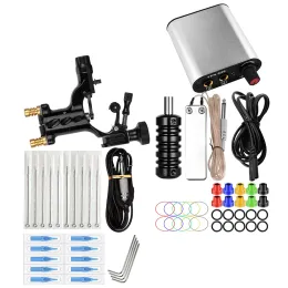 Kit Tattoo Motor Learner Alimentatore portatile stabile per ago Kit professionale principale Macchina rotativa in lega di alluminio completa