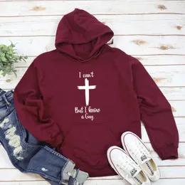 Women's Hoodies I Can't But Know A Guy Hoodie Religious Unisex Long Sleeve Christian Faith Hooded Sweatshirt Funny Jesus Saves Sweater