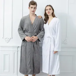 Women's Sleepwear Couple Towel Bathrobe For Four Seasons Star El Beauty Salon Same Sweat Steaming Clothes Acupuncture Men Plus Size Yukata
