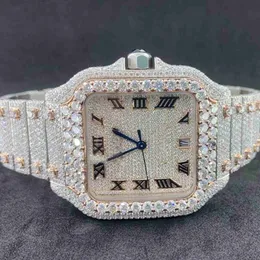 Zupełnie nowy wysokiej jakości wysokiej jakości laboratorium Diamentowe zegarek Diamentowy Diamentowy Diamentowy Styl Diamentowy zegarek Diamond Watch