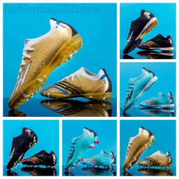 elite Mens Football Boots Accuracy FG Firm Ground Cleats Accuracy Leather indoor Soccer cleats Shoes Tops Outdoor football cleats Trainers