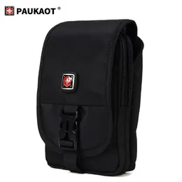 Paukaot Tactical Bum Bag Fanny Packs Men's Wallet Belt Bag Bags Phone Pouch屋外キャンプホルダー大規模LJ200930324o